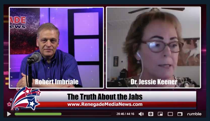 Robert Imbriale RenegadeMediaNews.com interview with Jessie Keener N.D. - August/24/2022